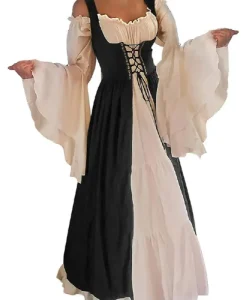 Cosplay Womens's Medieval Renaissance Costume Cosplay Over Suit Dress