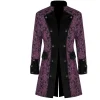 Men Renaissance Frock Gothic Cosplay Tailcoat Costumes Men's Steampunk