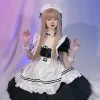 Maid Costumes Black White Maid Outfit Anime Cosplay Sexy Gothic