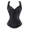 Women Corset with Straps Overbust Corsets Vest Vintage Steampunk