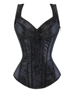 Women Corset with Straps Overbust Corsets Vest Vintage Steampunk