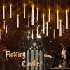 Floating LED Candles With Magic Wand Remote