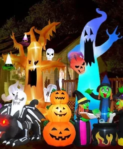 Customized Halloween Inflatable Air Model LED Luminous Inflatable