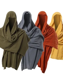 Vintage Pirate Scarf Medieval Hood Cloak Halloween Cosplay