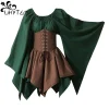 Renaissance Vintage Dress Women Palace Victoria Medieval Costume