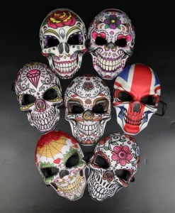 Masks Mexican Day of The Dead Skull Mask Cosplay Halloween