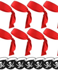 Pirate Party Cosplay Costume Headband Eye Patches Children Adult