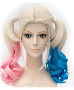 Suicide cosplay Halloween Quinn Squad Harley Monster Wig