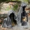 Resin Faceless Ghost/Death Statue Halloween Lantern